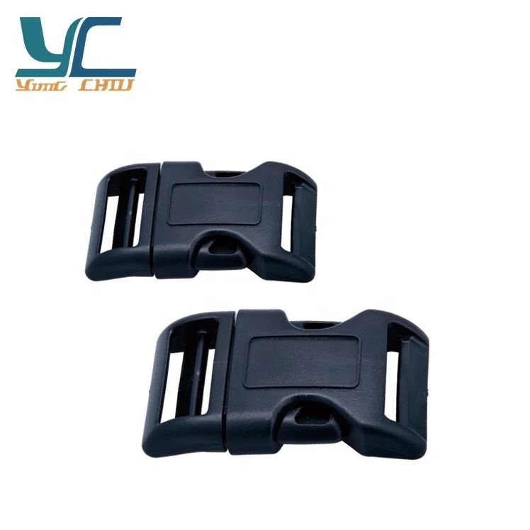 20mm POM black plastic quick release buckle