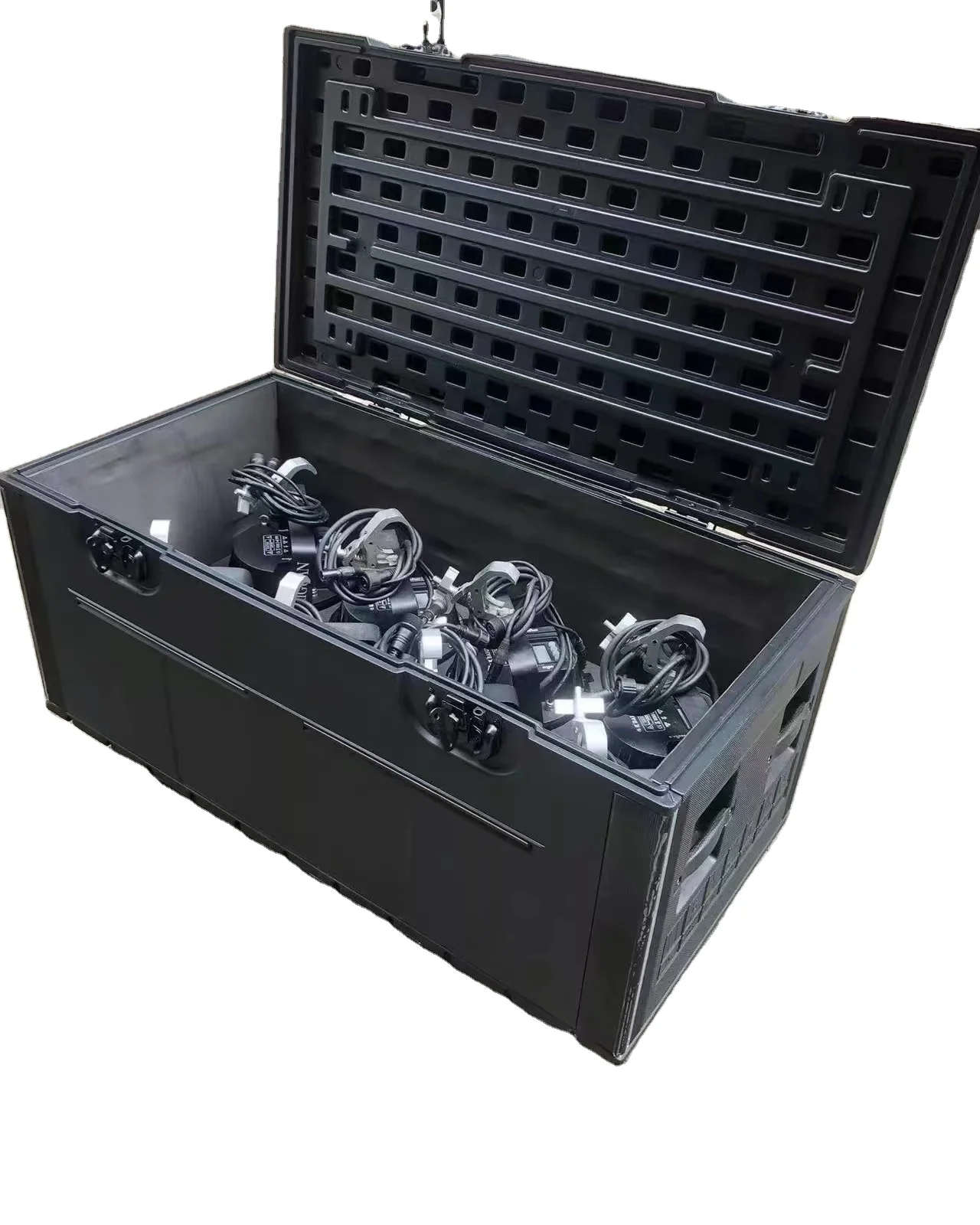 Utility Trunk Cable Flight Case DJ Stage Audio Lighting Equipment Cable Storage Cabinet