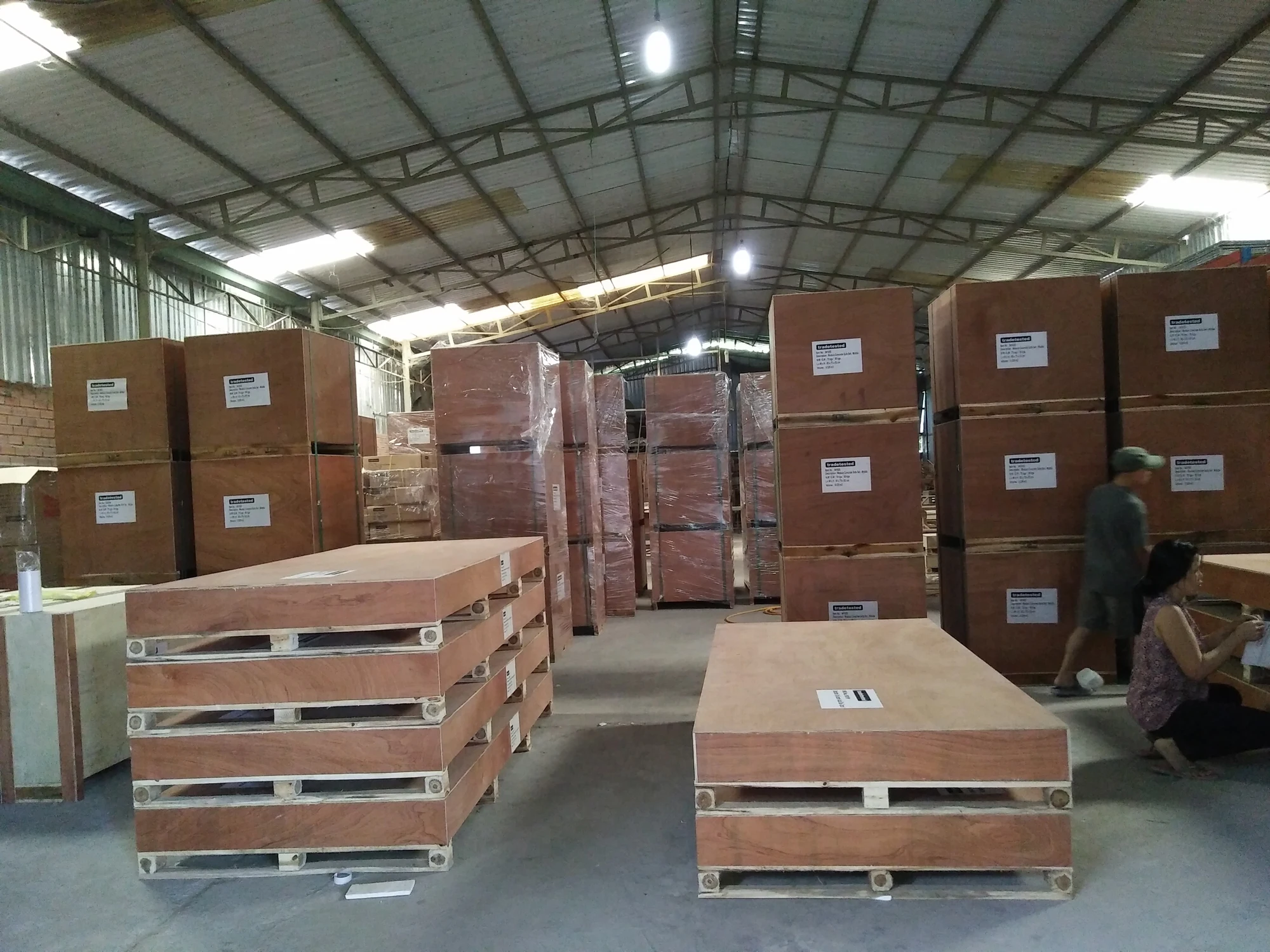 Wholesale Modern Fiber Concrete Garden Cafe Hotel Restaurant Furniture Set Coffee Table Dining Rectangular Concrete Table Top