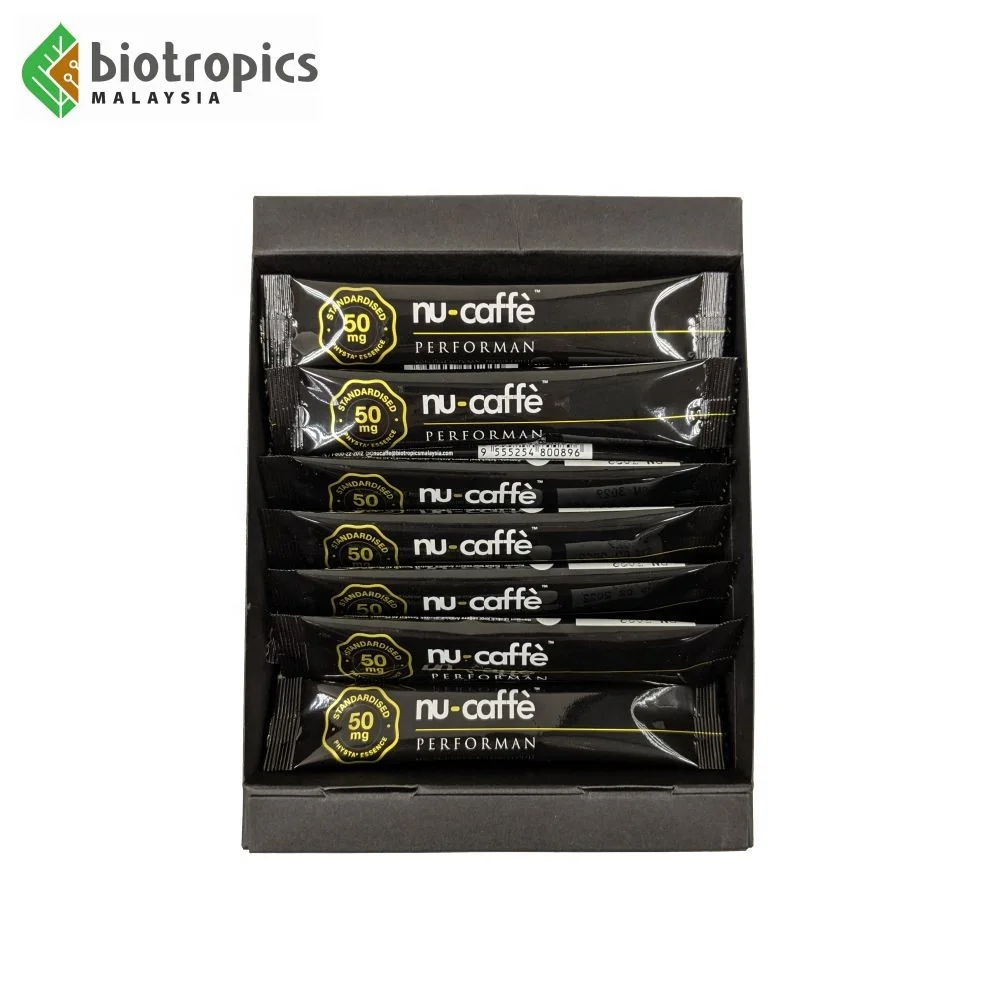 New Supply Malaysian Tongkat Ali Coffee Instant Premix in Sachet Just Add Water for Daily Energy & Stamina 15 Sachets Per Box