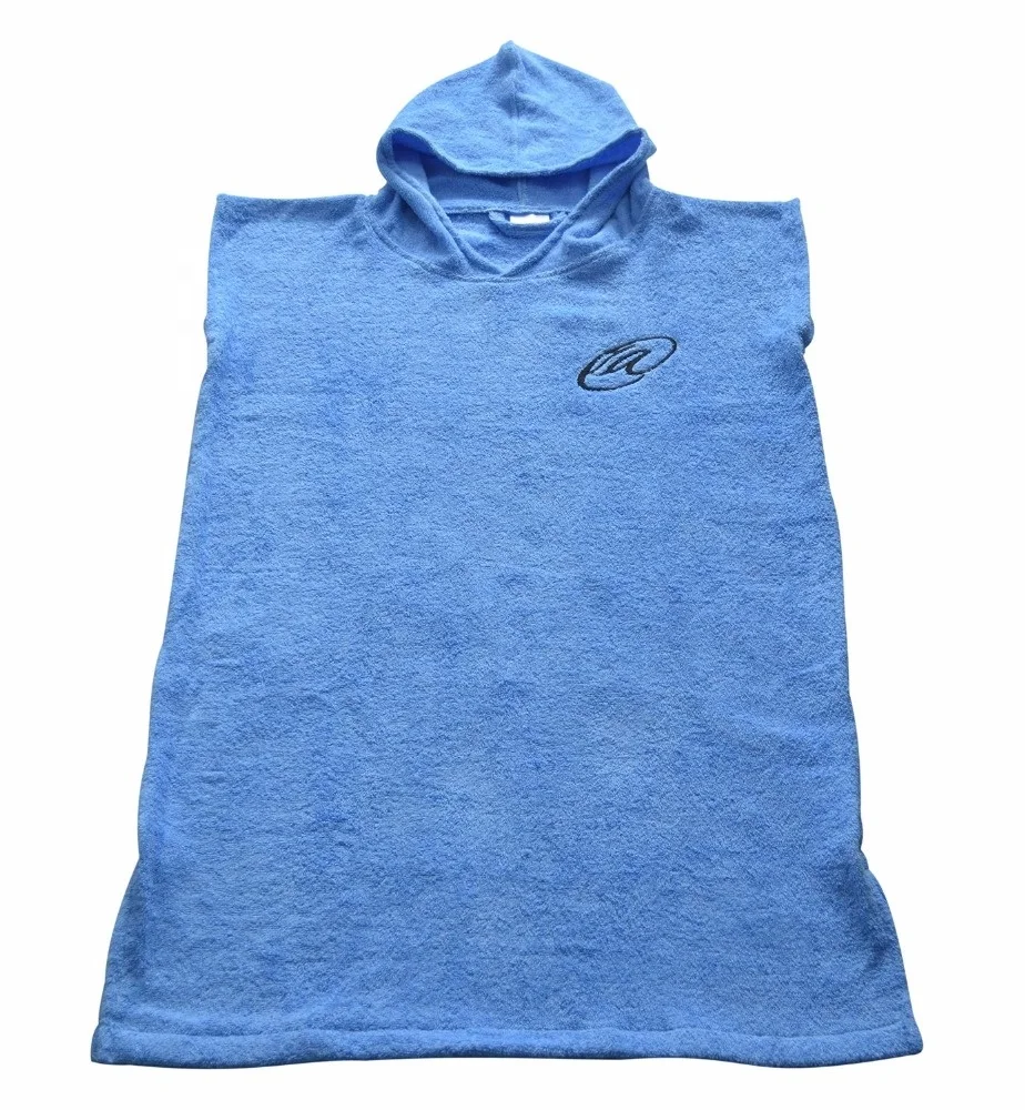 Cheap Wholesale Surf Poncho Printed Hooded Beach Towel Poncho For Adult