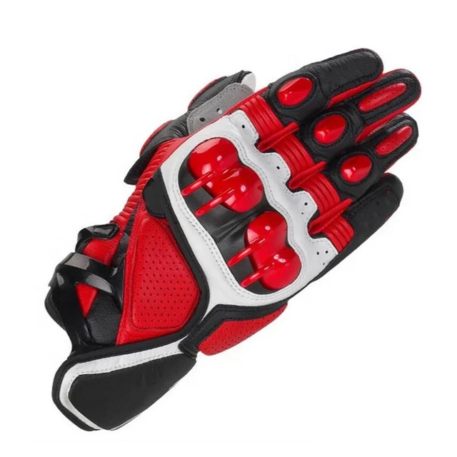 Gp Retro Classic Motocross Racing Pro Gloves SMX-1 Vented Leather Motorcycle Glove For Moto Gp S-XL