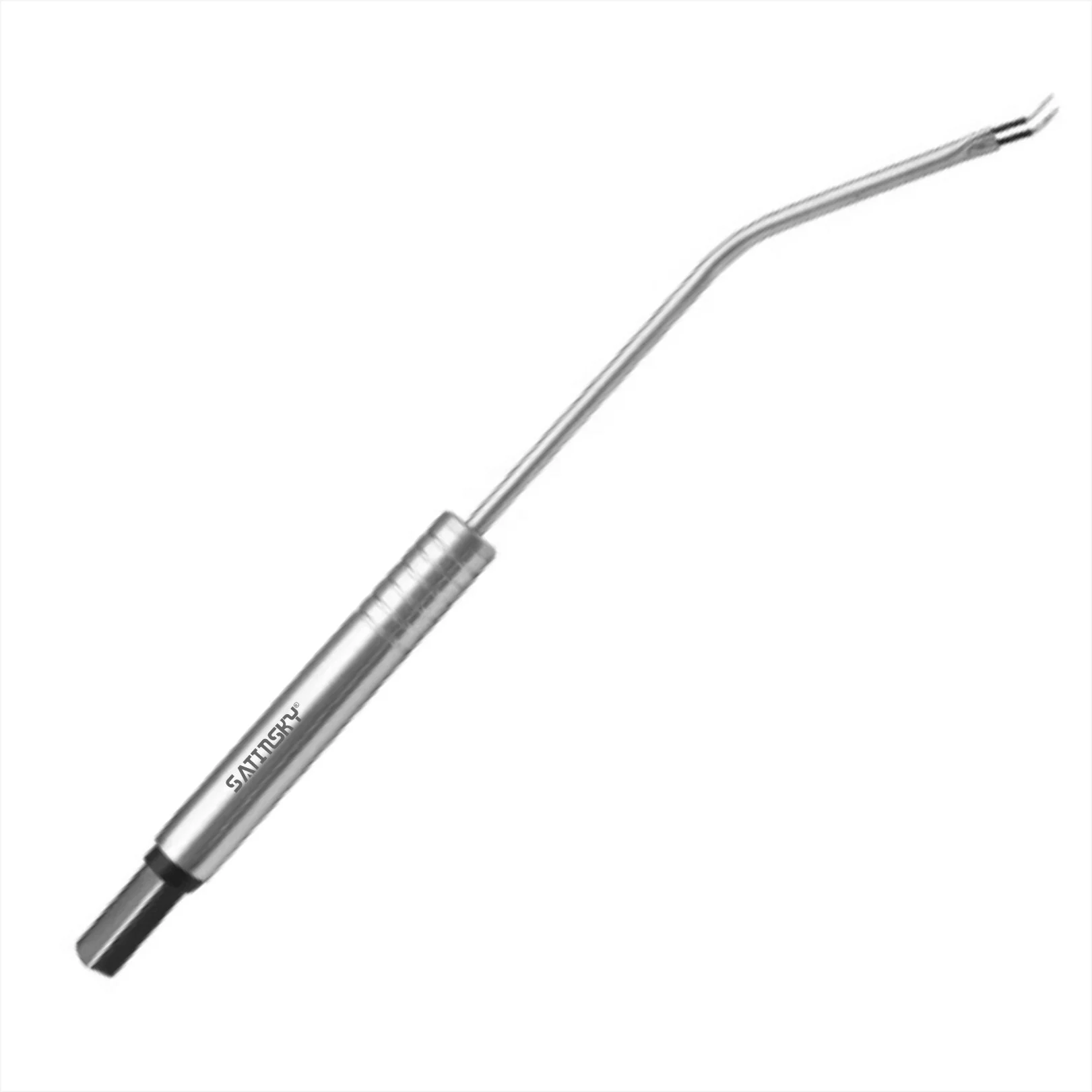 Bipolar ENT electrode straight, tip  angulated working length 18cm Electro Surgical Instruments