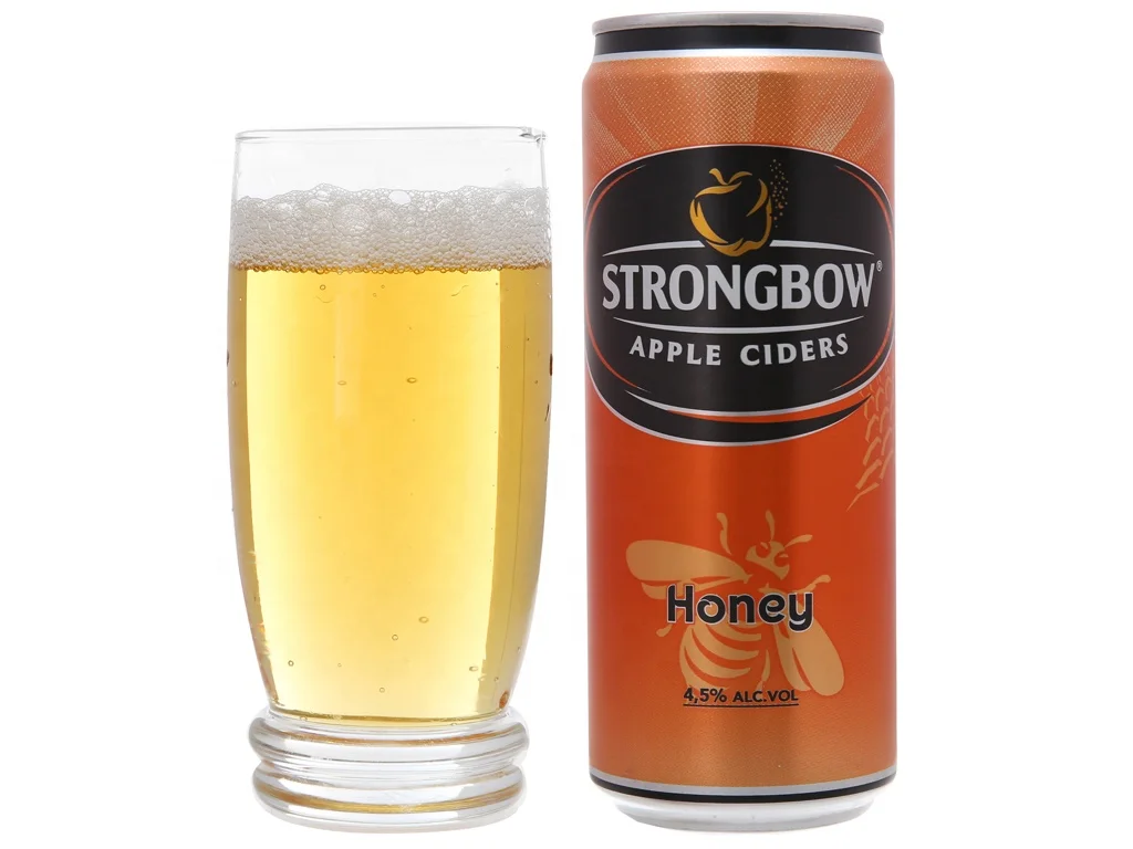 [HAMY.VN] STRONGBOW, вкус яблочного сидра, медовый, 330 мл