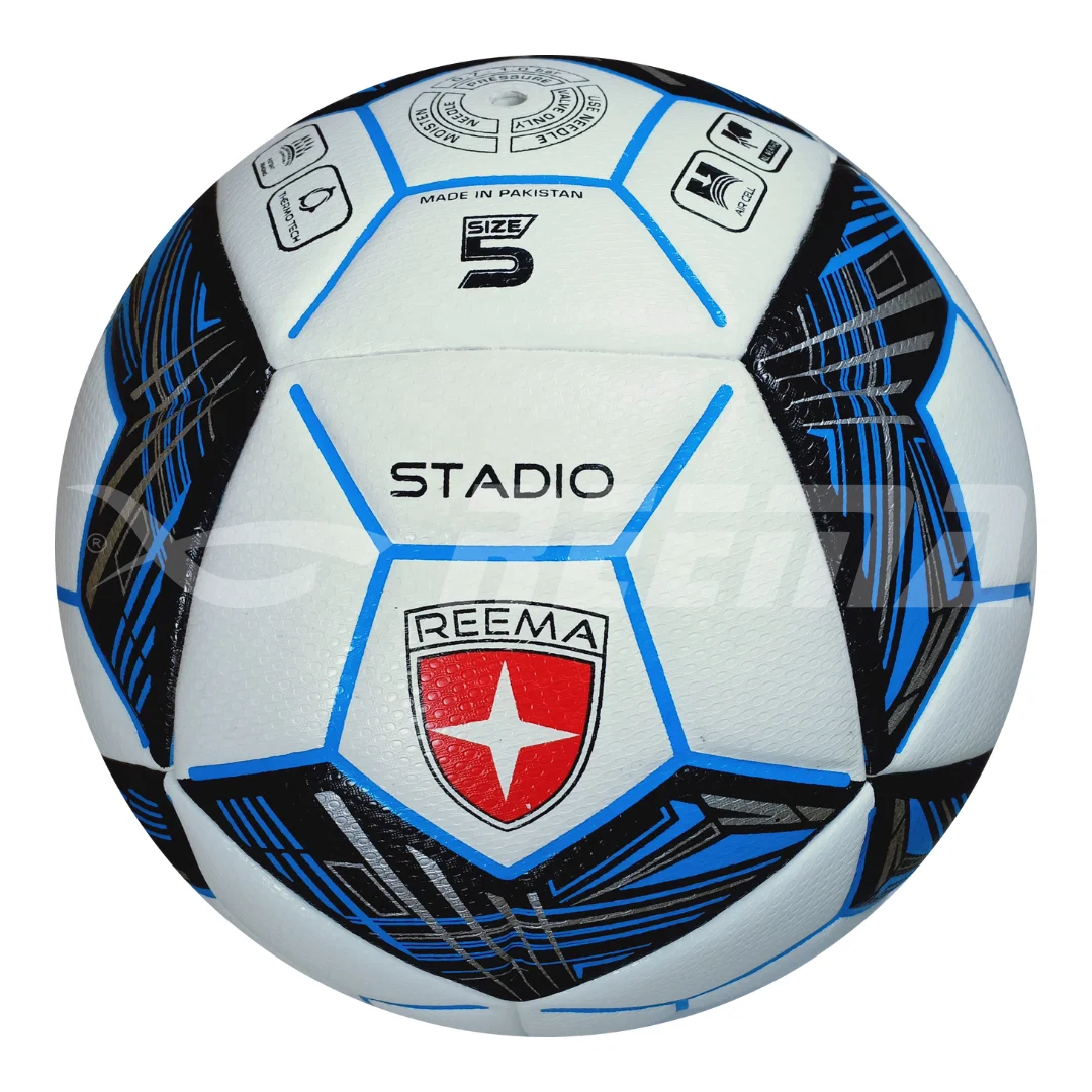 12 Panel High Tec Water Resistant All weather Top Competition Soccer Ball designed by Reema Technologies.