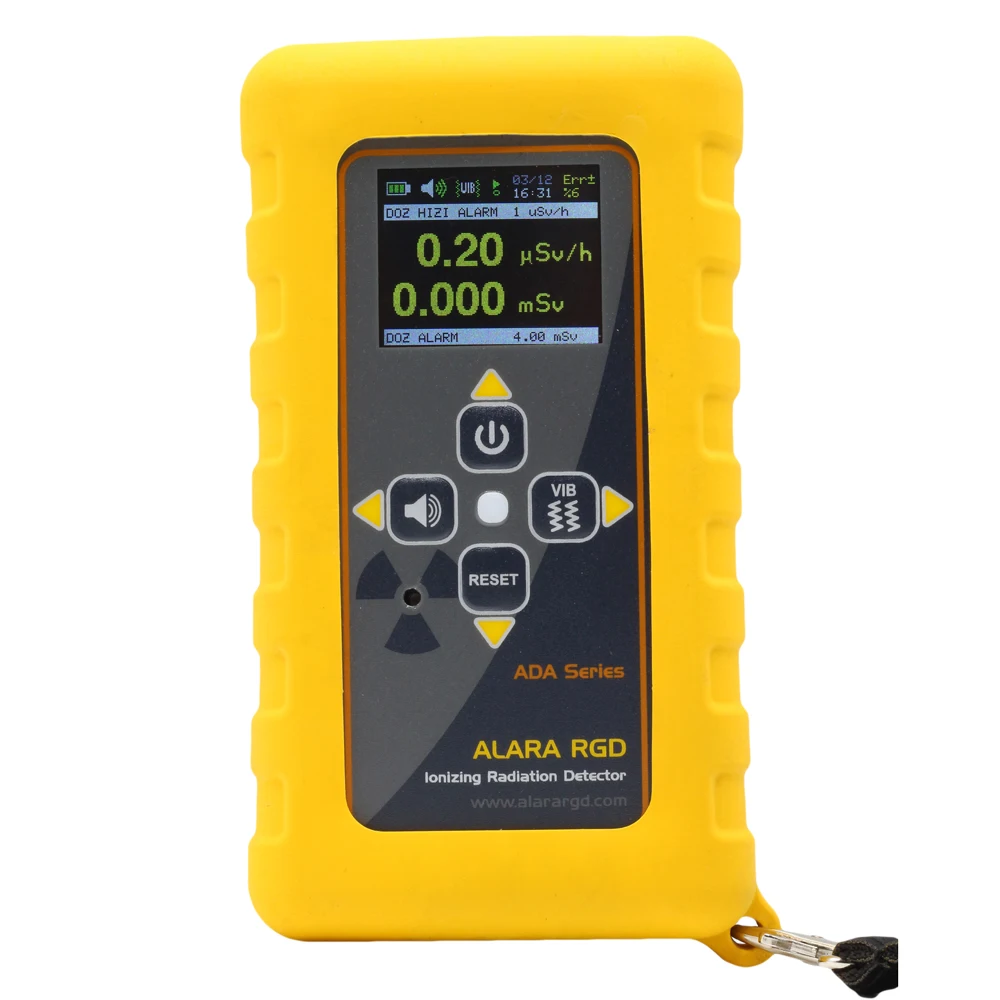 2022 New Prdouction Portable Adjustable Digital Xray Personal Geiger Counter Nuclear Radiation Detector