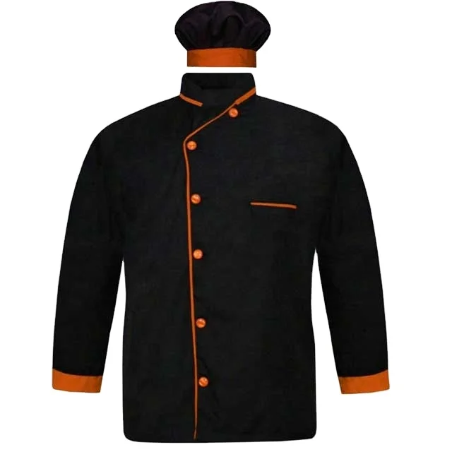 Hot Selling High Quality Chef Jacket full Sleeve Chef Coat Soft and comfortable hotel uniforms for men women