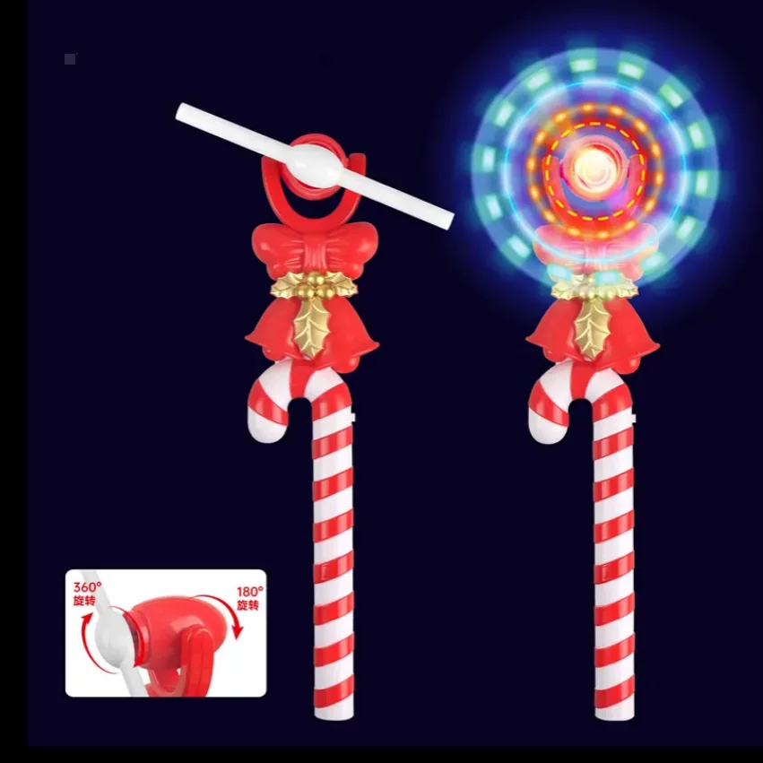 LED Light up Spinning Wand Swivel Fan New Party Supplies Light-up Windmill Toys Flashing Mermaid Windmill for party favors