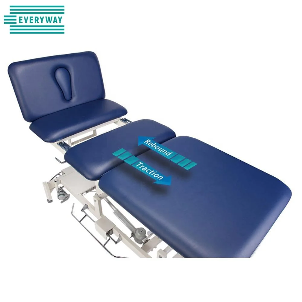 EU300 Steel Physiotherapy Traction Table for Cervical and Lumbar US Plug 1-Year Warranty cervical traction device