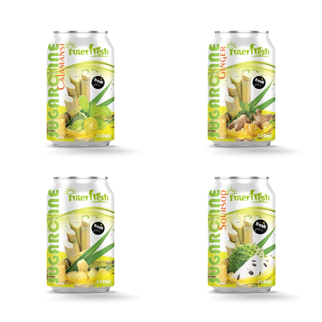 Vietnam Interfresh brand Calamansi sugar cane 330ml from fresh sugar cane ready to ship wholesale factory price