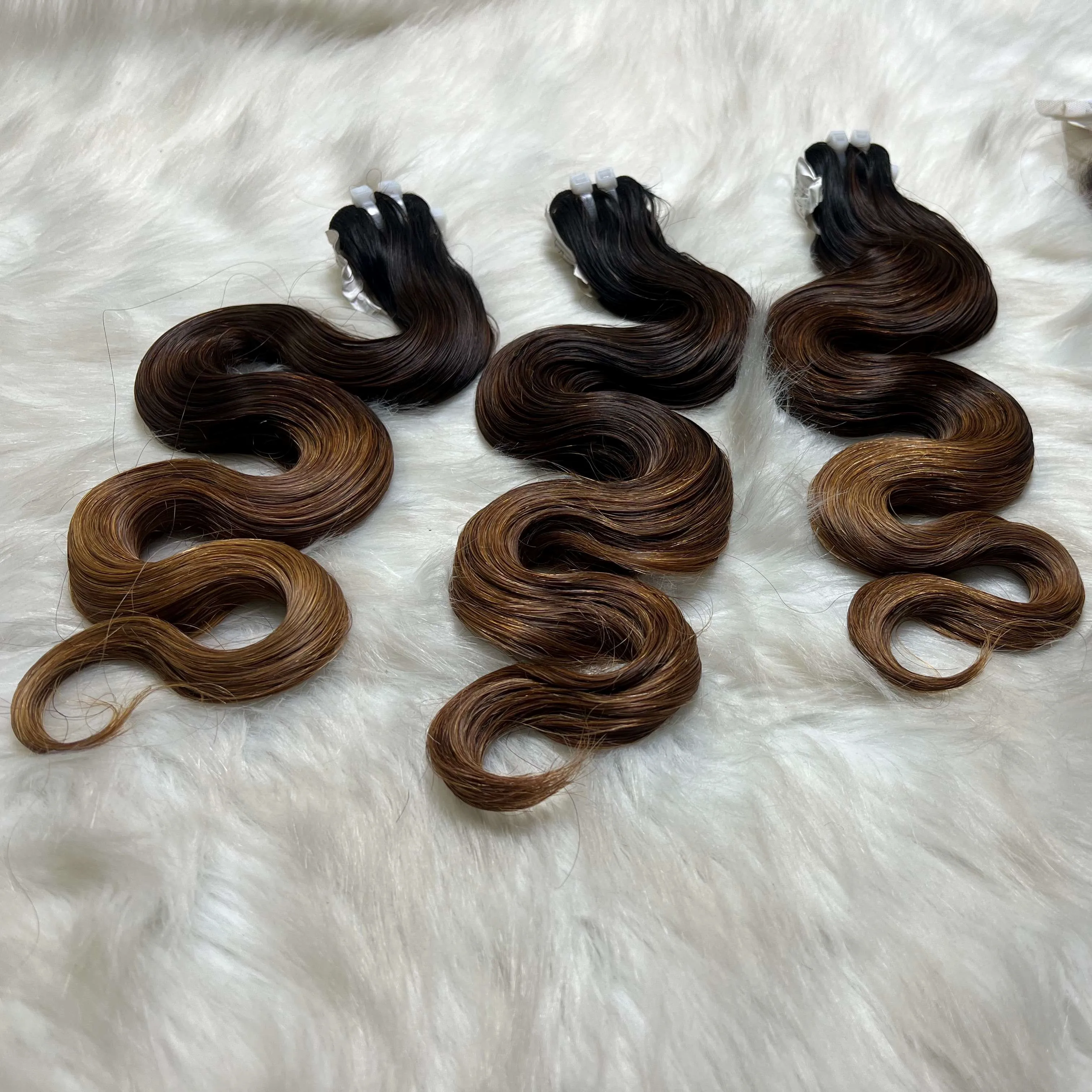 Real Human Hair Bundles Of Vietnamese Hair 26 28 30 Inch Body Wave Bundles Human Raw Hair Double Weft 3 Bundles Natural Color