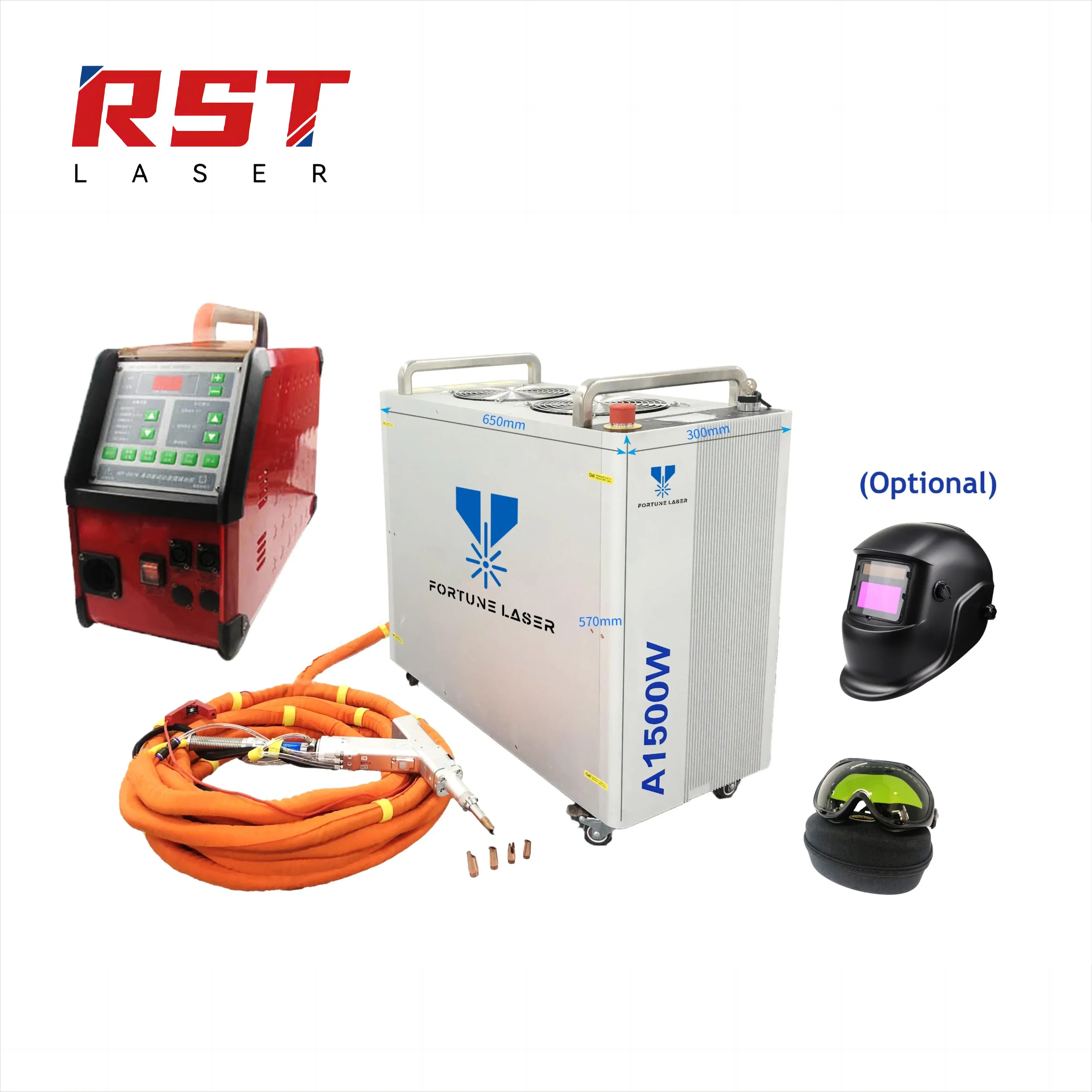 Wire Feeder Optional Handheld Welding Laser Machine For Metal Stain Steel