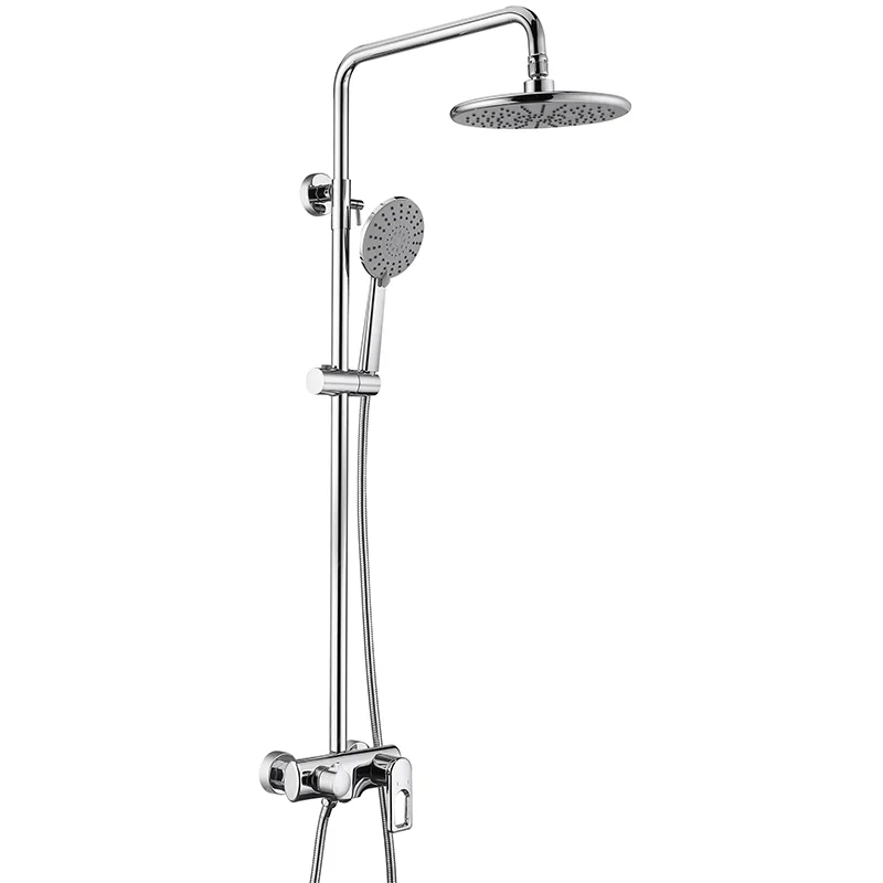 Unique body design new brass surface-mounted rain shower mixer