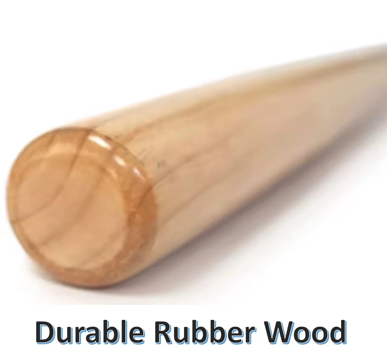 Waising Sports 36 Inch Wooden Baseball Bat Rubber Wood Baseball Bat