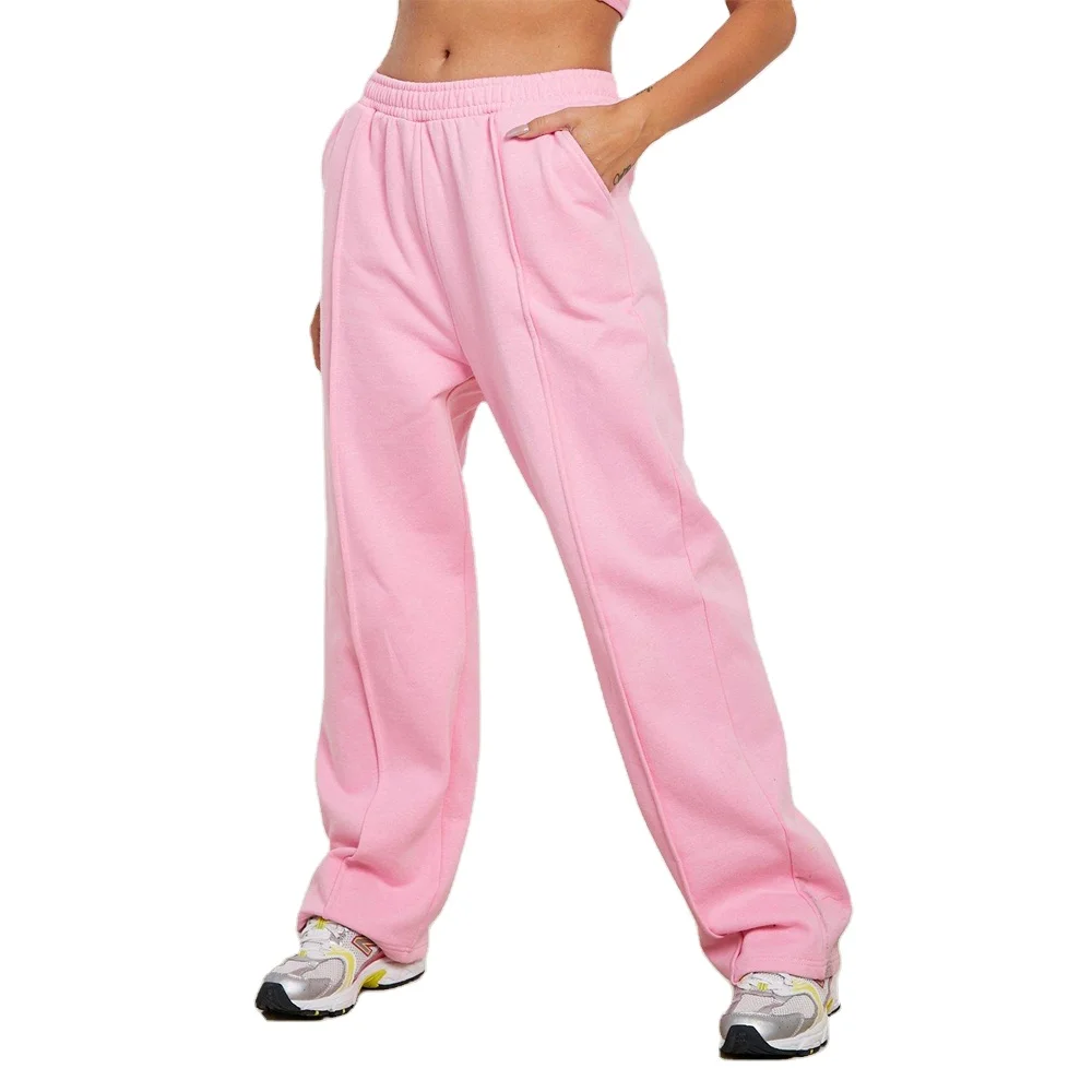 Low Waist Wide Leg Jogger hot sale women winter pants solid color women joggers suits set pants sports casual pants