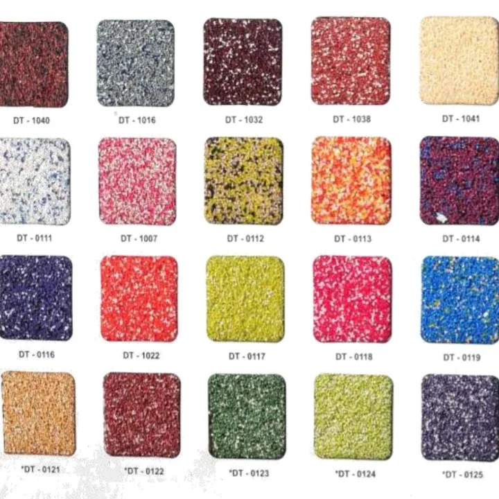 Water Proof Interior Wall Texture Color Granular Sand for Water Based Acrylic Resin Sand Used Direct Apply