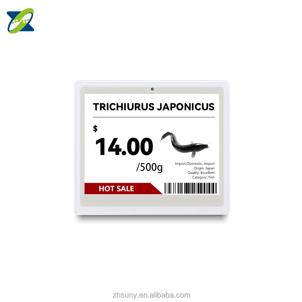 Suny 4.2inch price tag store shelf plastic electronic shelf label wifi esl eink epaper display