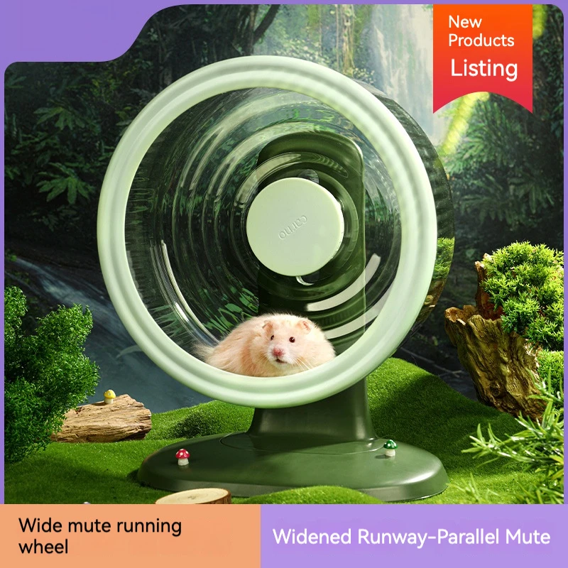 Newest Hot Selling Environmentally Friendly Acrylic Silent Hamster Running Wheel