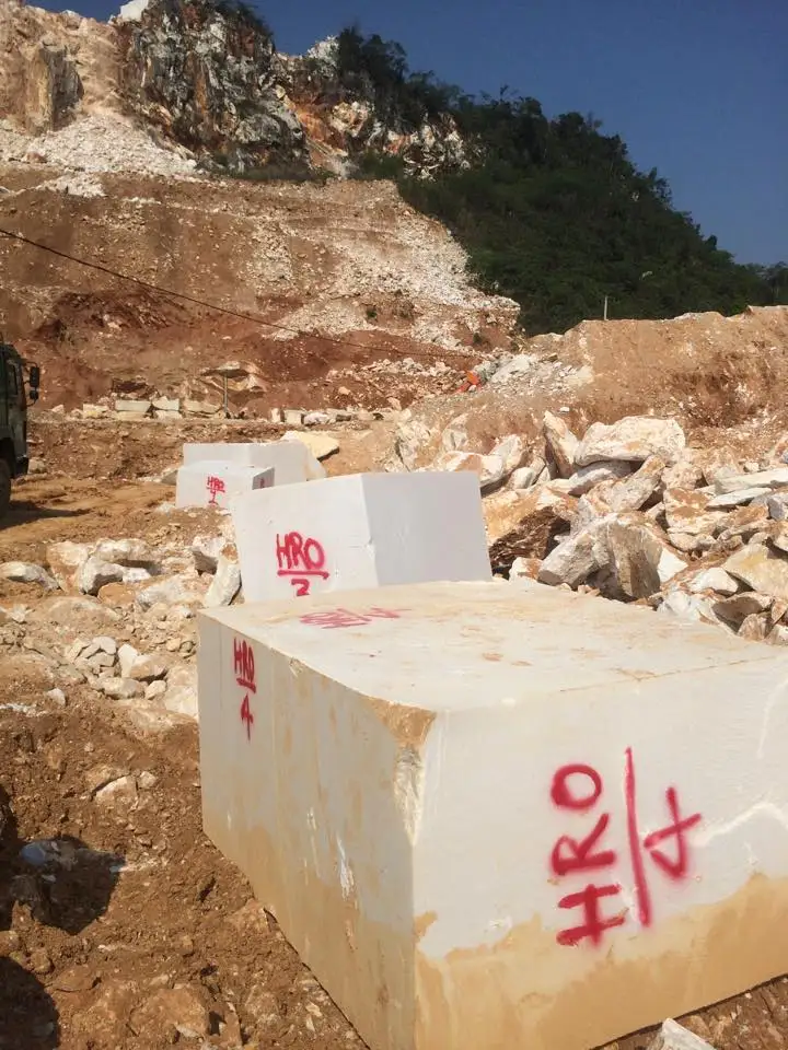 Top 1 supplier Natural Stone in Vietnam - Pure White marble block - High quality, Whosale in bulk from Vietnam