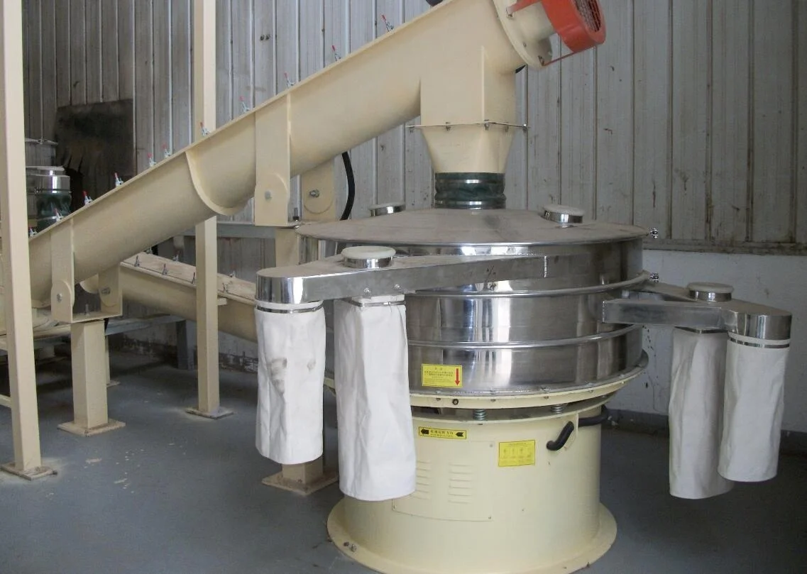 Stainless steel Automatic Flour Vibrating sieve Circular screen vibrating screen for food chemical powder