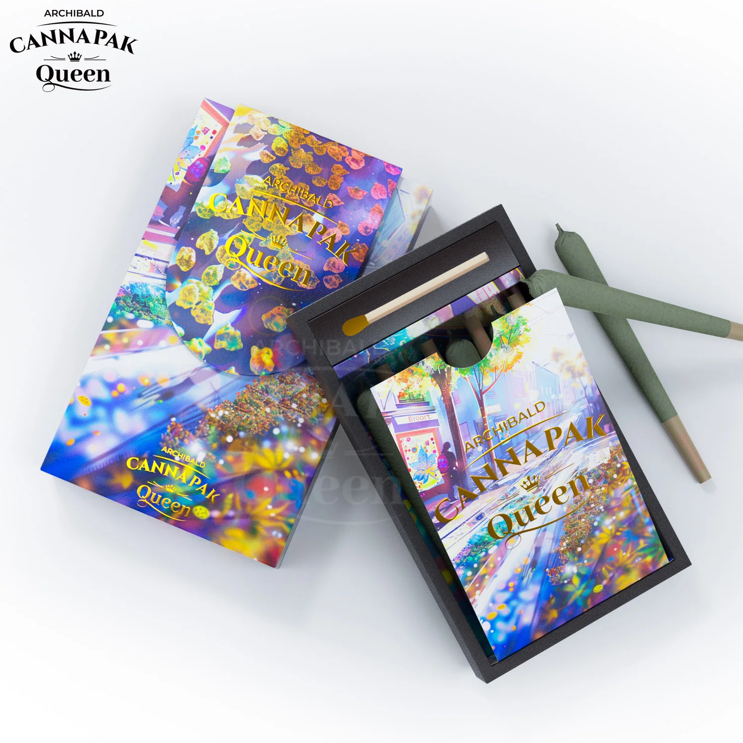 Archibald Exported Good Quality Tobacco Box Child Resistant Pre Roll Packaging Boxes