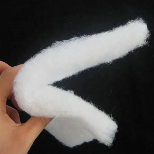 Vietnam-Made Waterproof Breathable Thermal Bonded PET Wadding Plain Style Polyester Fibers Rolls Dacron Padding Nonwoven Fabric