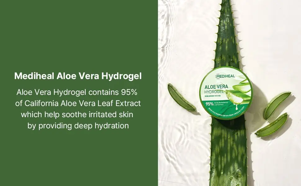 Mediheal Aloe Vera Hydrogel 300ml Korean Skin Care Private Label Custom Logo Hydration Face Mask