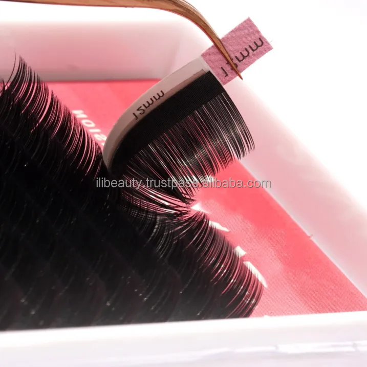 Private Label Classic Lashes C/CC/D/DD/L Curl Soft Silk Volume Dark Matte Faux Mink Eyelash Natural Looking Eye Lashes Extension