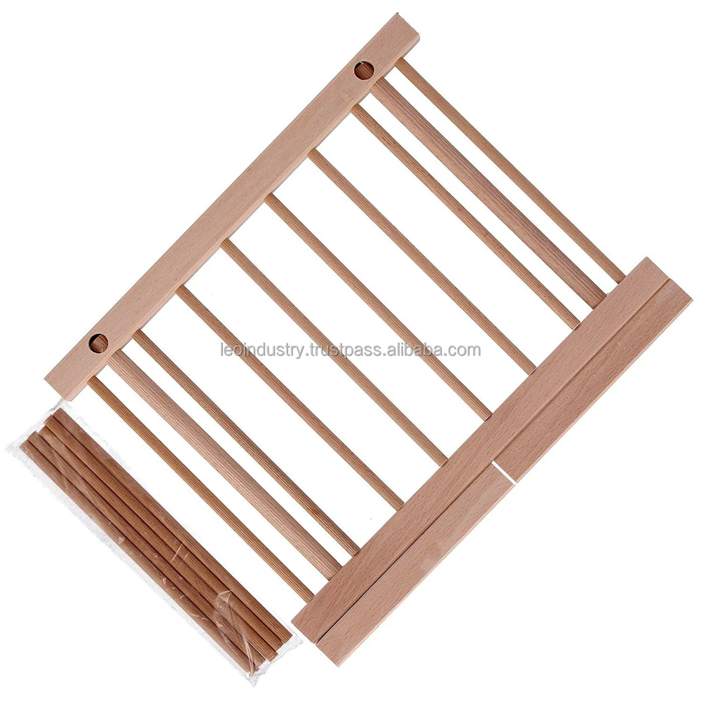
Beech Wood Fresh Pasta Drying Rack. With Foldable Single Rack 