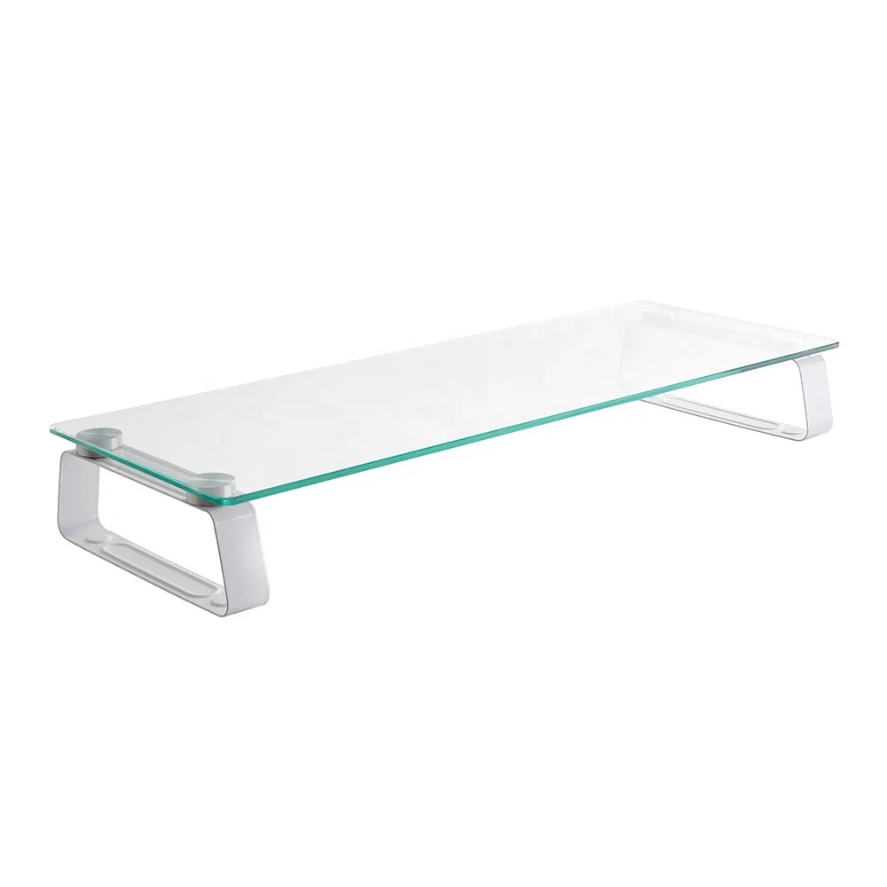 Universal Clear Flexible Acrylic Tabletop Computer Monitor Stand
