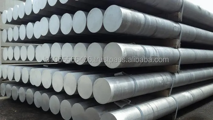 Secondary Aluminum Bar High quality billet and ingot alloy rod all round in stock from Indonesia