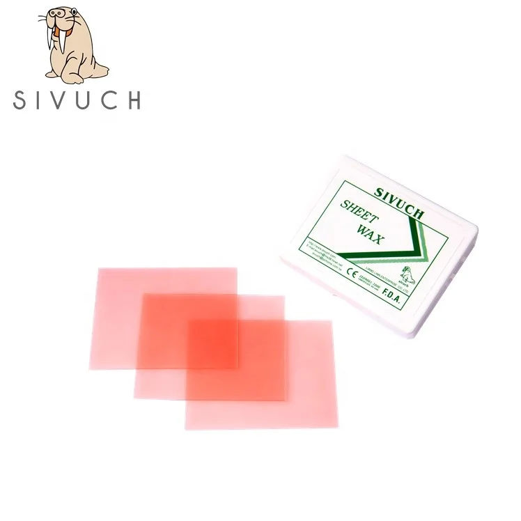 Pink 0.30mm  Sheet wax for model preparation