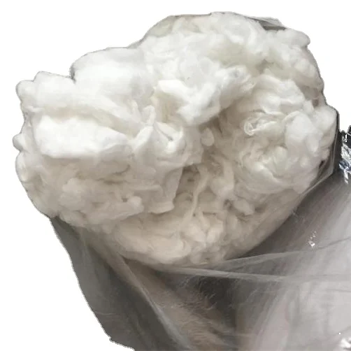 Recycled white cotton shoddy waste Vietnam cotton fiber for pillow stuffing bulk quantity _ Ms. Min