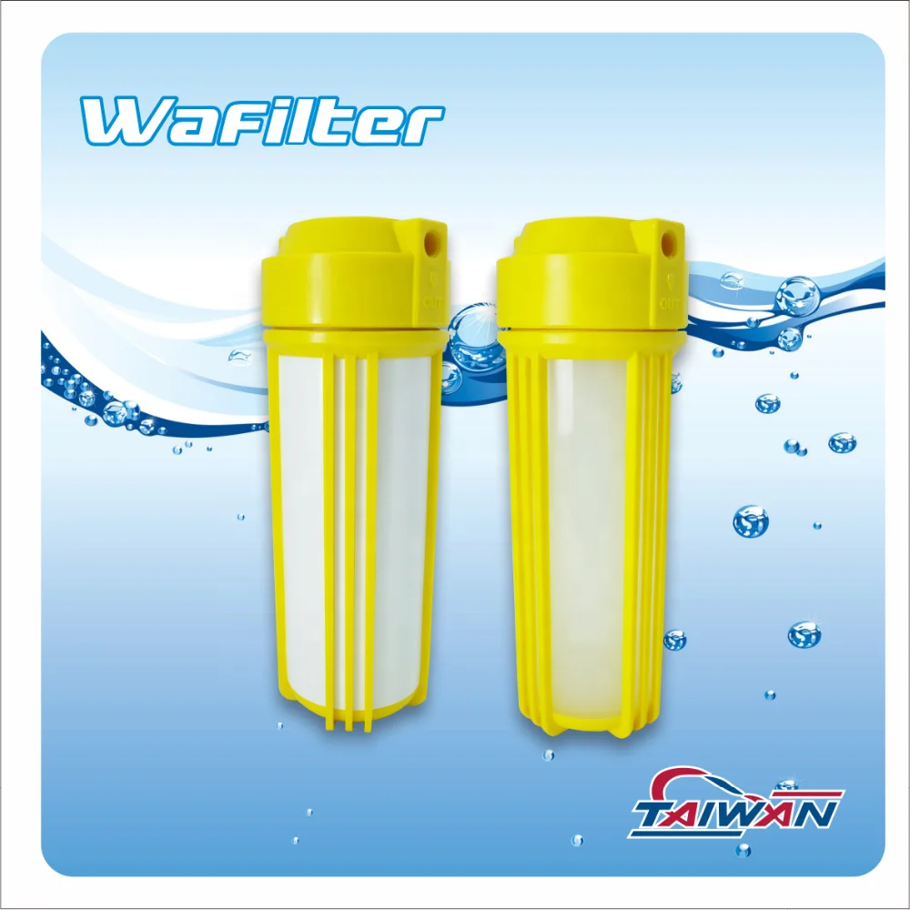 Taiwan 10 inch Canister Water Filter Plastic Housing for RO System Spare Parts Canister