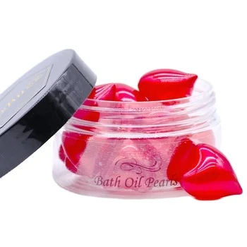 Bath promotional gift bath oil pearls for body relaxing and moisturizing personal lubricant skin care oil bath beads