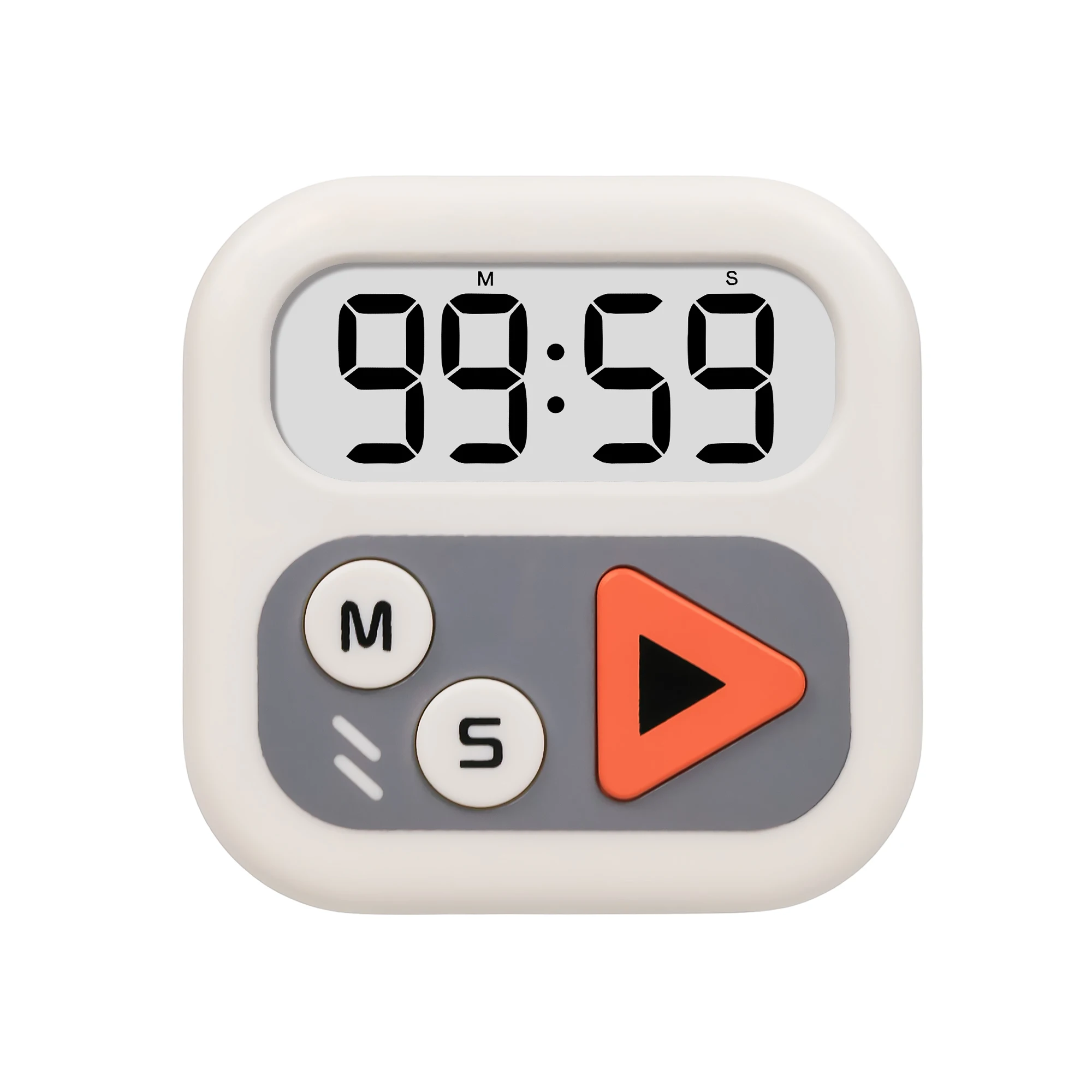 Electronic Visual Countdown Timer with Loud Beep Sound Hanging Portable Timer Multipurpose Digital Timer for Student