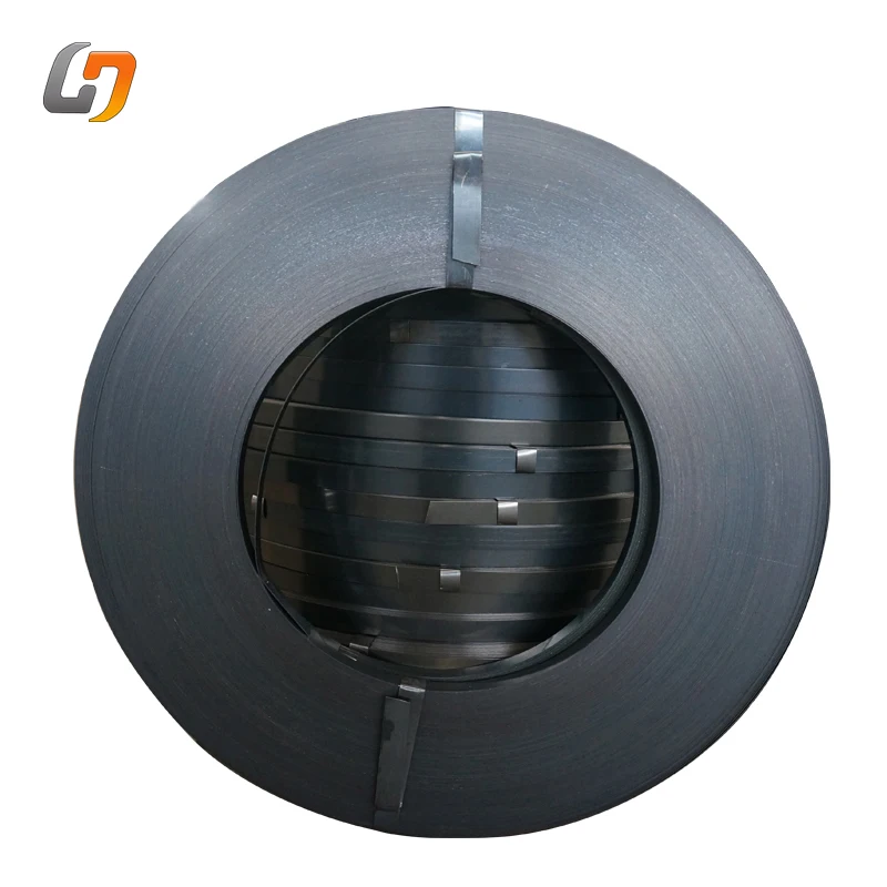 Manufacturers source direct sales steel strapping Painted Black Steel Strapping metal banding strip