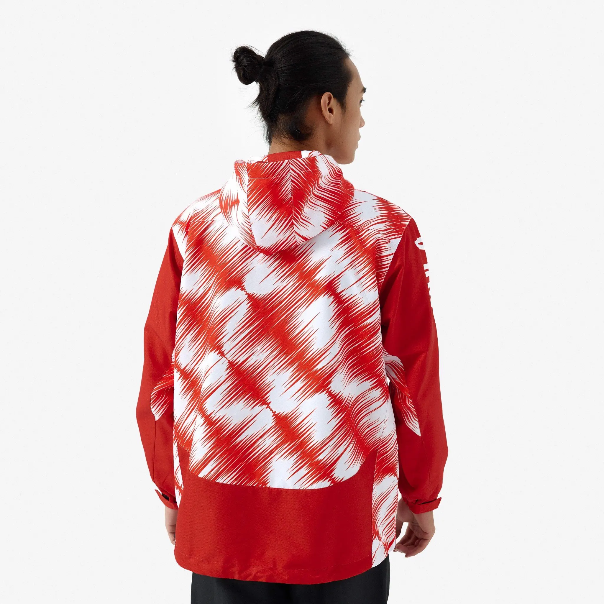 Waterproof custom logo sublimated Jacket  for Men High quality Sportswearsweat shirt durable apparel manufacturer high neck