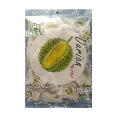 Жевательные мягкие конфеты, фруктовые молочные шарики дуриан, конфеты, 24 пакета/картонная коробка