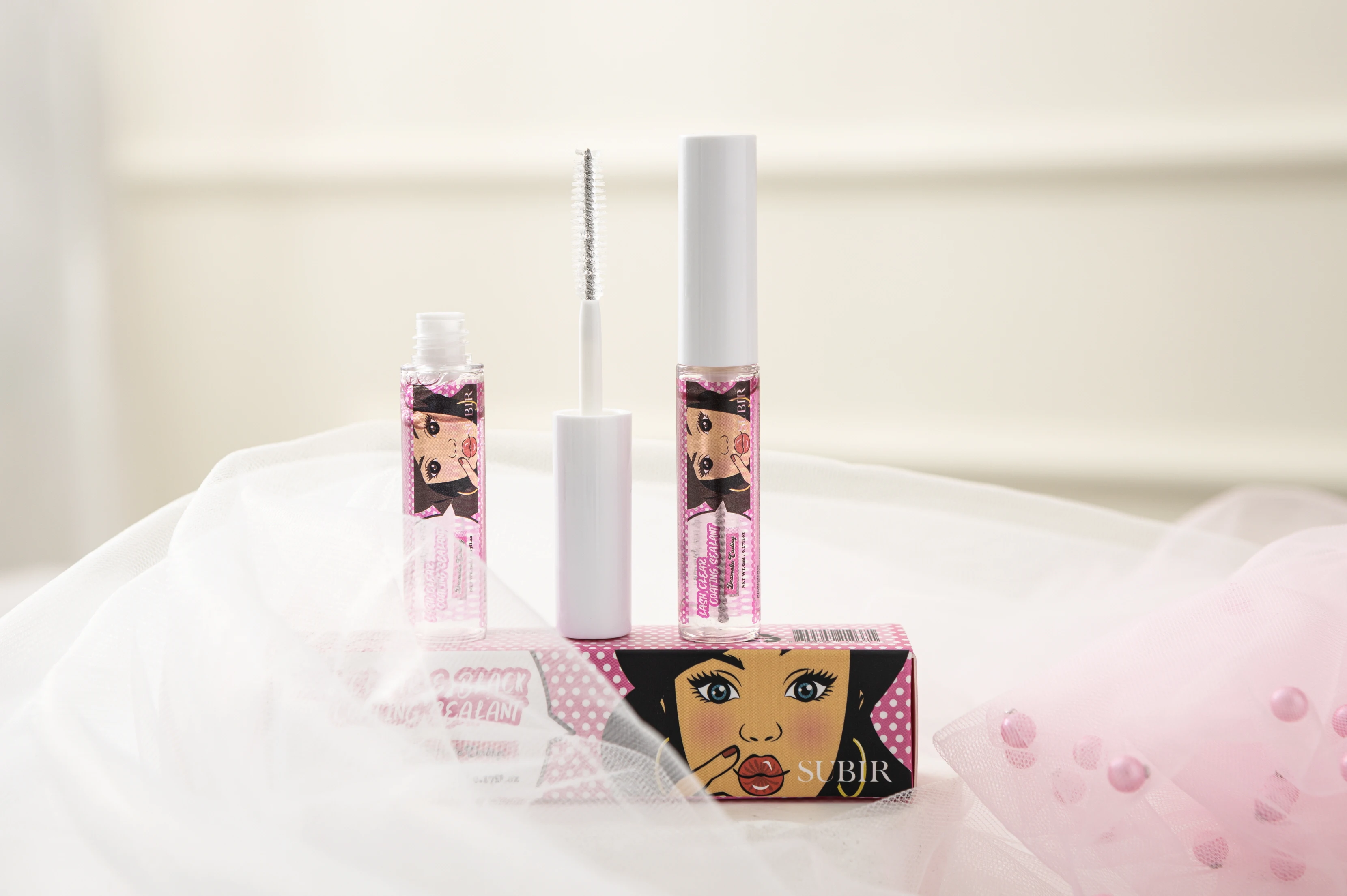 2024 Korea ISO22716 Certified Factory New Vegan Growth Serum Extension Clear Black Curling Sealant Lashes Box Natural False Fans