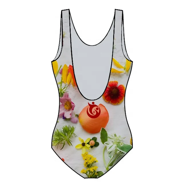 new custom sublimation design 2023 polyester spandex Women one piece body suit bikini swim wear beach fitness wear bathing wear