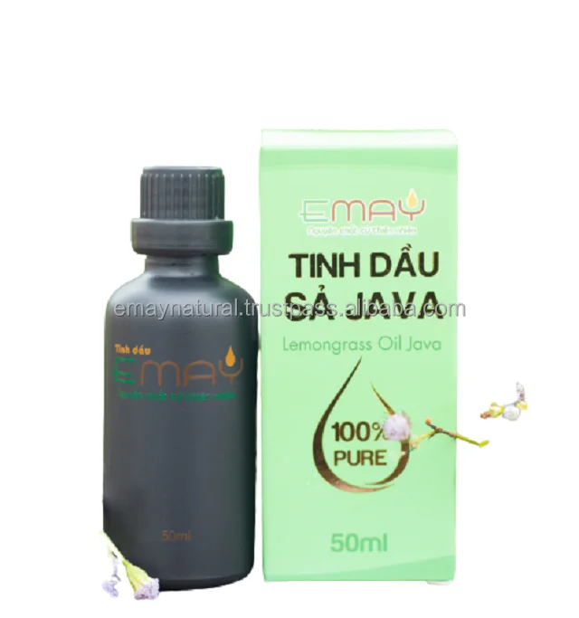 Natural Steam Essential Oil Extracted From Java Lemongrass Leaves 10/50/100 ml Emay Bottled Aromatherapy Oil Accept OEM Order