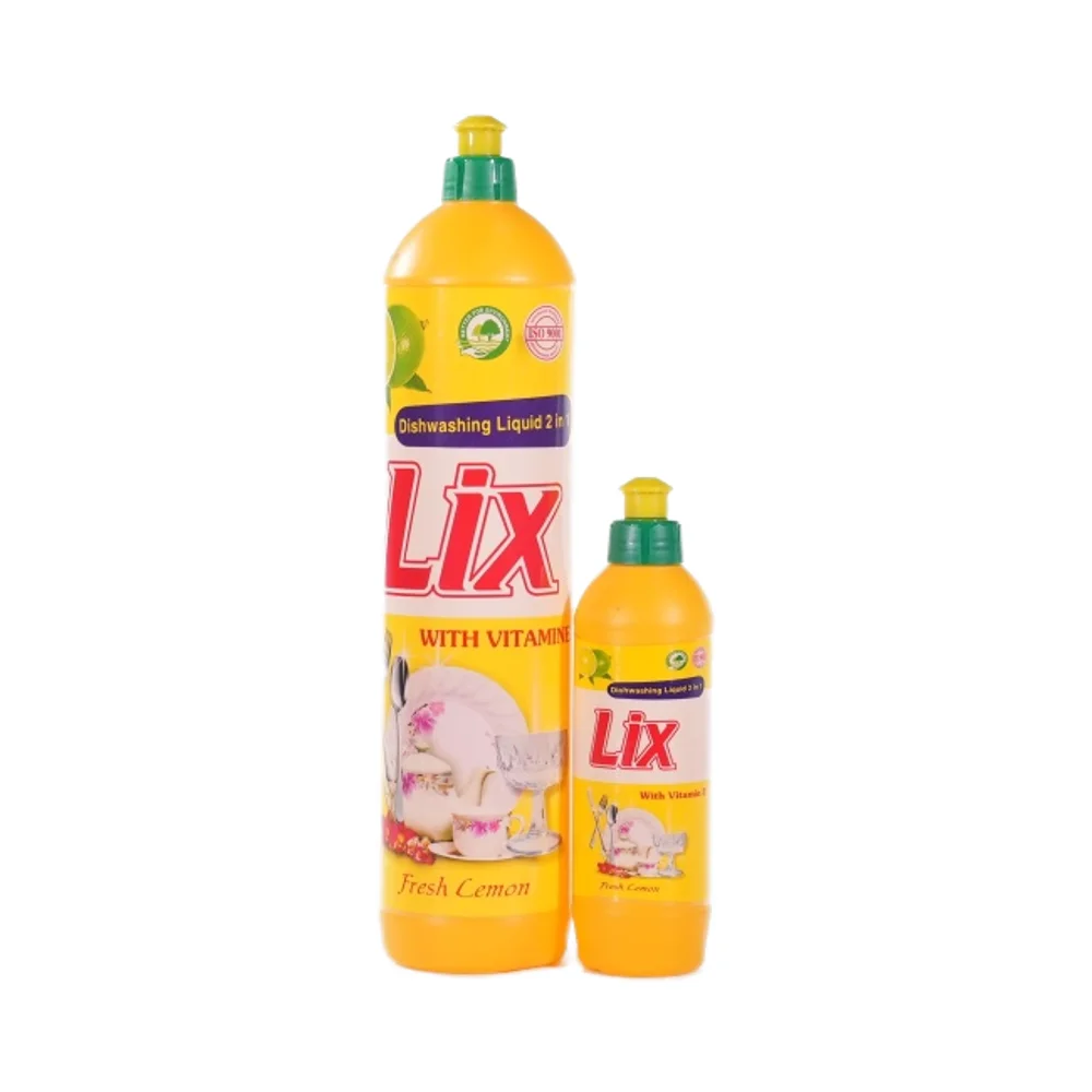 Top-Selling Lemon Scented Dishwashing Liquid Disposable Offered Various Sizes HPDE Bottle Direct Factory Wholesale Custom OEM