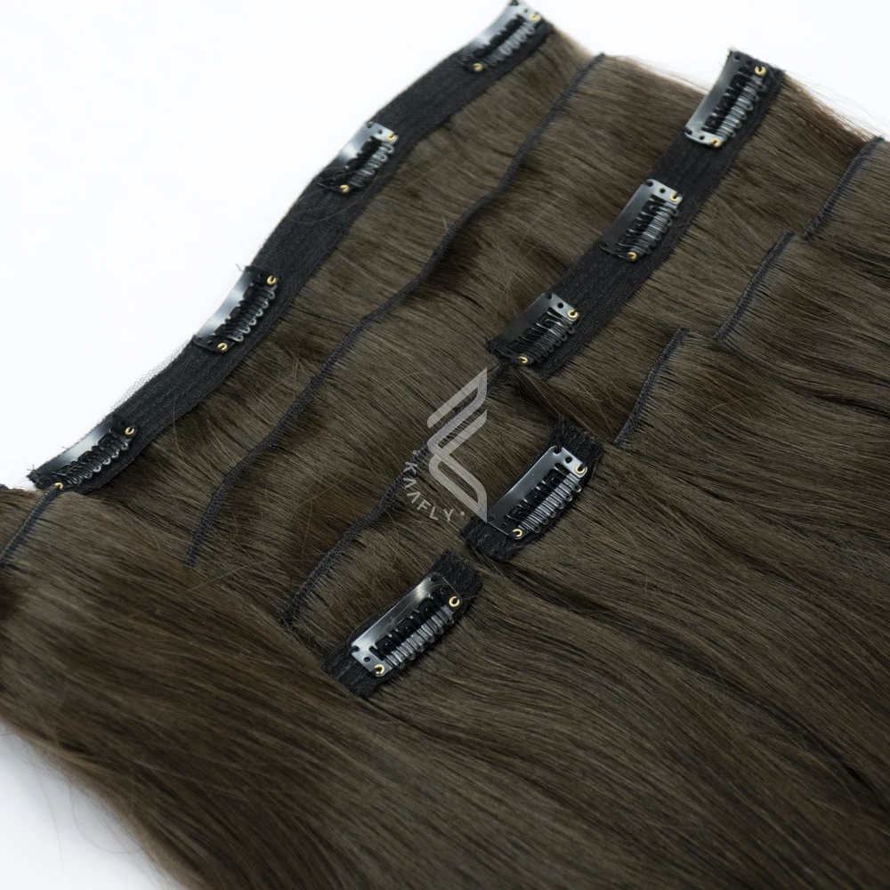 High Quality Materials Raw Clip In Extensions Human Hair Cuticle Aligned Virgin Hair Vietnamese