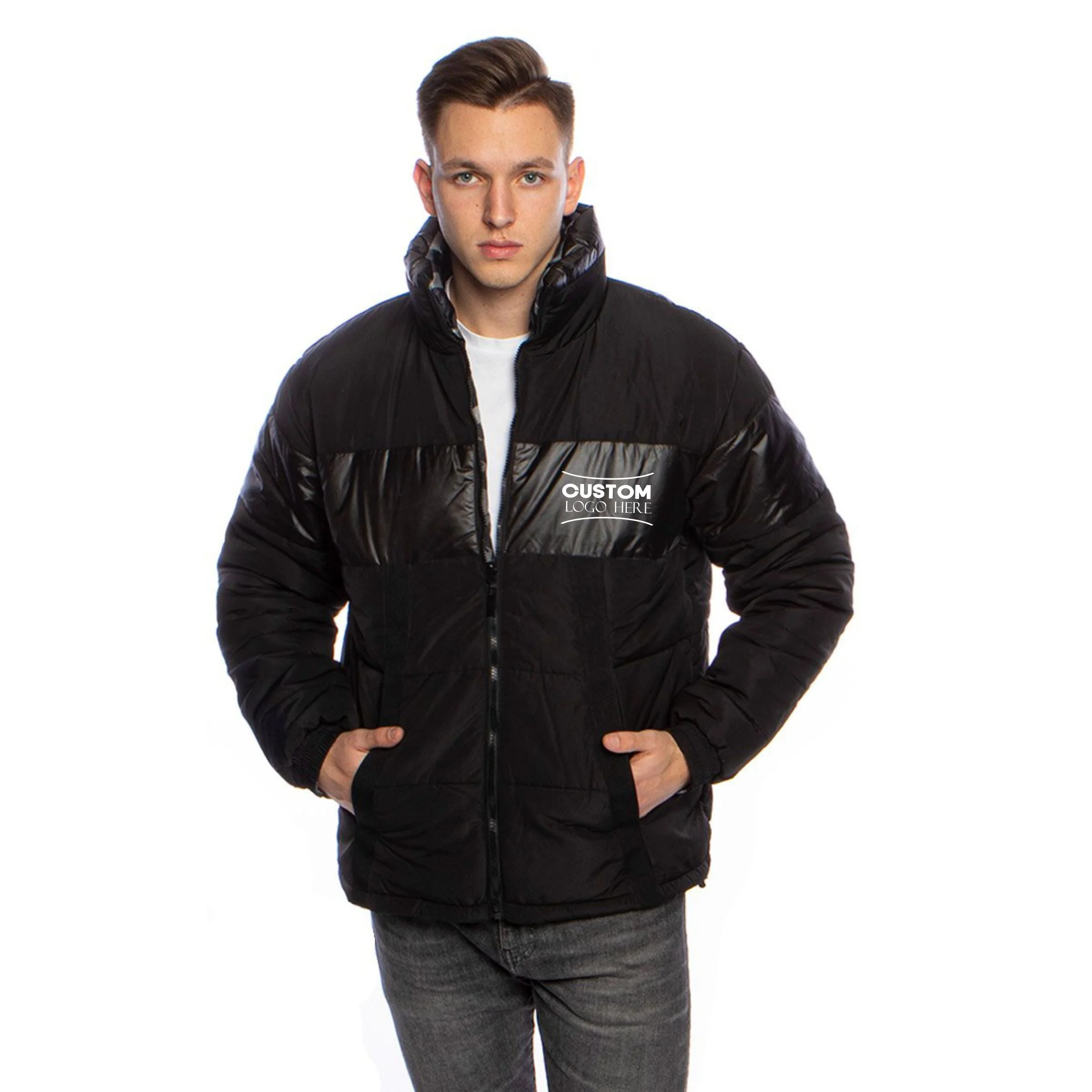 2021 2022 New products custom north puffy jacket the Lightweight Puffer face men jacket for unisex bubble jacket men