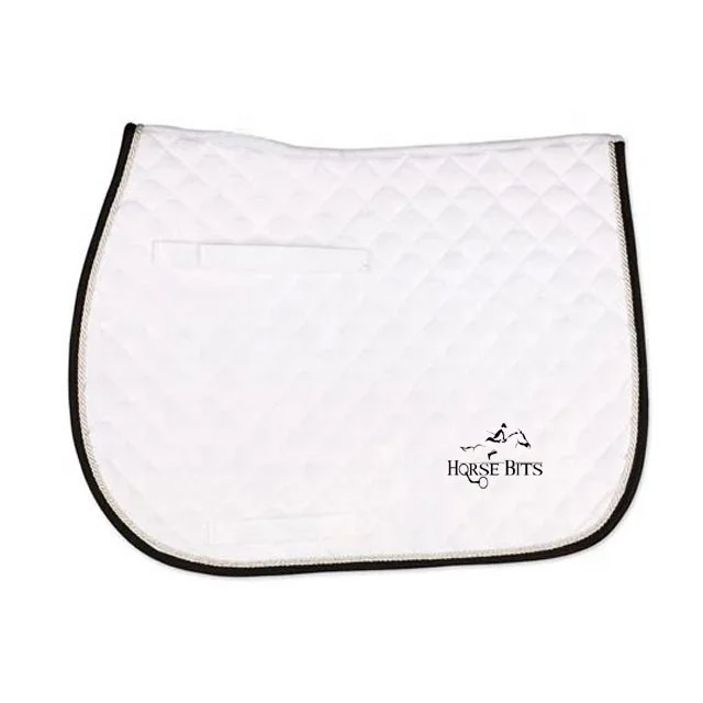 SPARKLE FABRIC SADDLE PAD HORSE Glitter Comfort Saddle Pad with CRYSTAL Cotton Customize Embroidery LOGO Time Color Lining Size
