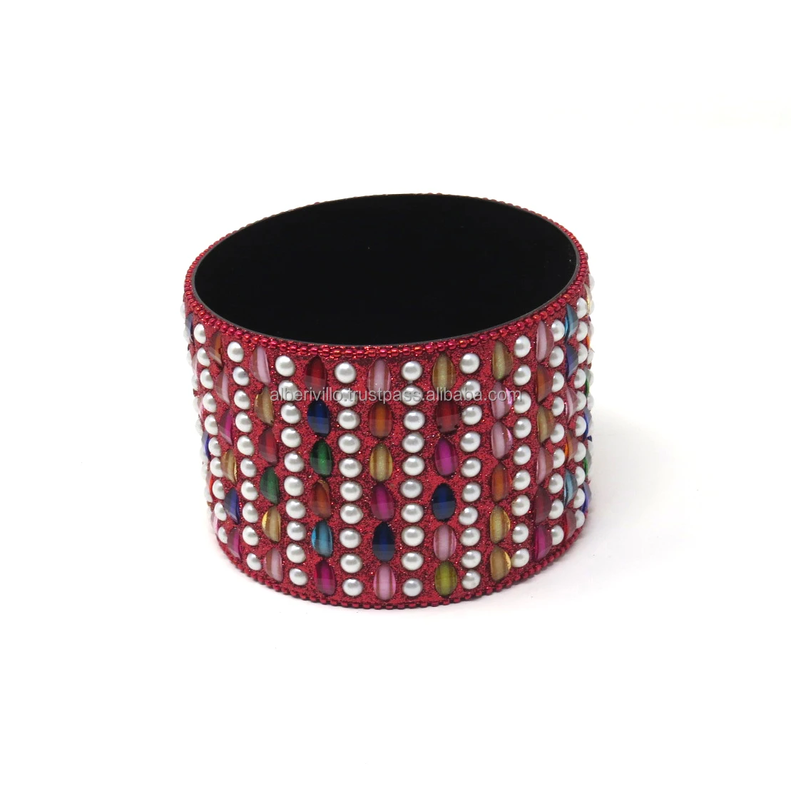 High Quality  Pen Holder Organizer Beads and Mirror Indian Handmade Pen for Gifts and Souvnier from Indian Manufacturer