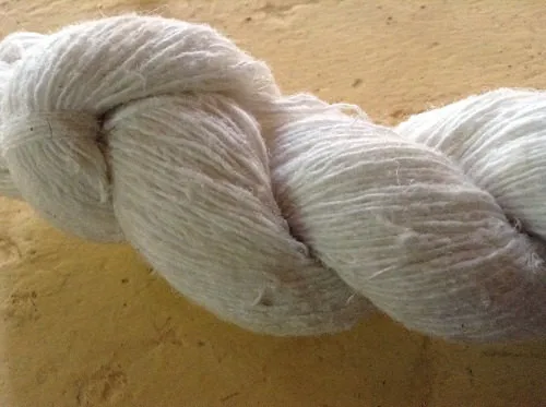 custom made natural  sea weed fiber yarns made by blending natural  sea weed fiber