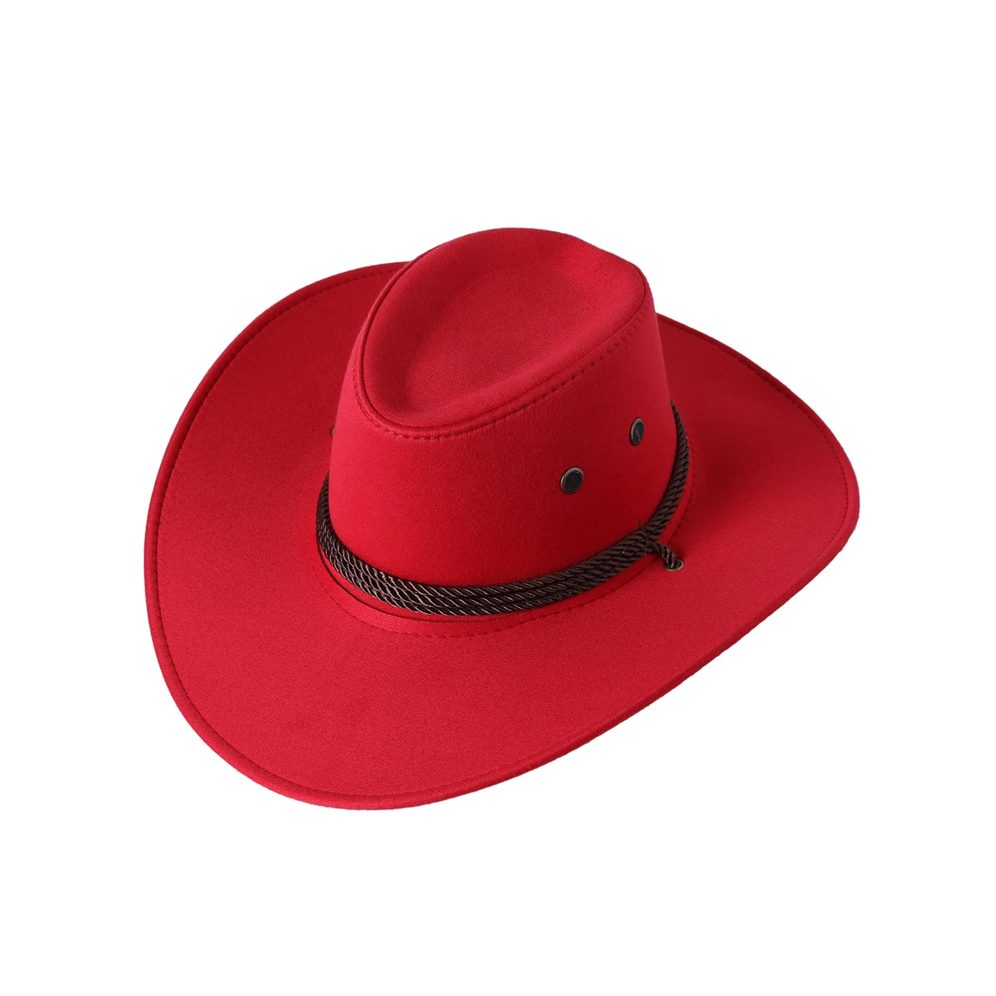 2022 Latest Design Cowboy Leather Hats Wholesale New Fashion Buffalo Bull Riding Hats Cowboy Hat For Mens