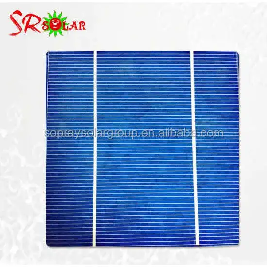 high efficiency 156*156mm(6inch ) poly solar cells /solar wafers for widely use in solar system
